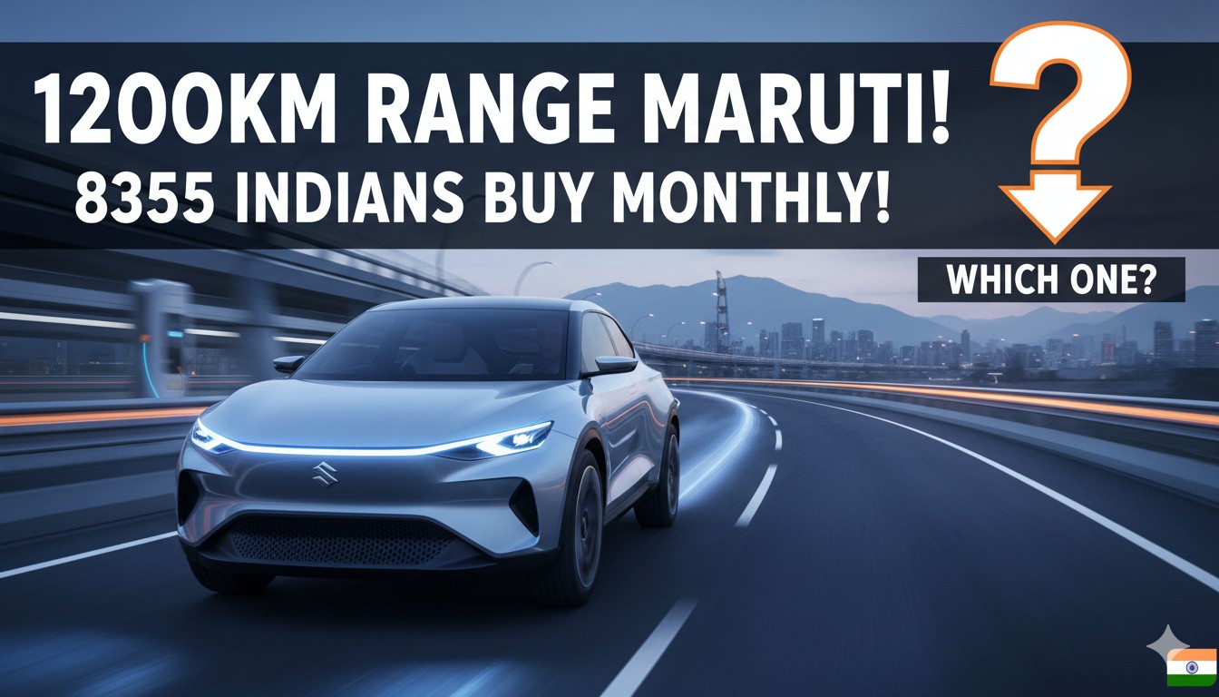 मारुति सुजुकी ग्रैंड विटारा स्ट्रॉन्ग हाइब्रिड कार हाईवे पर चलते हुए