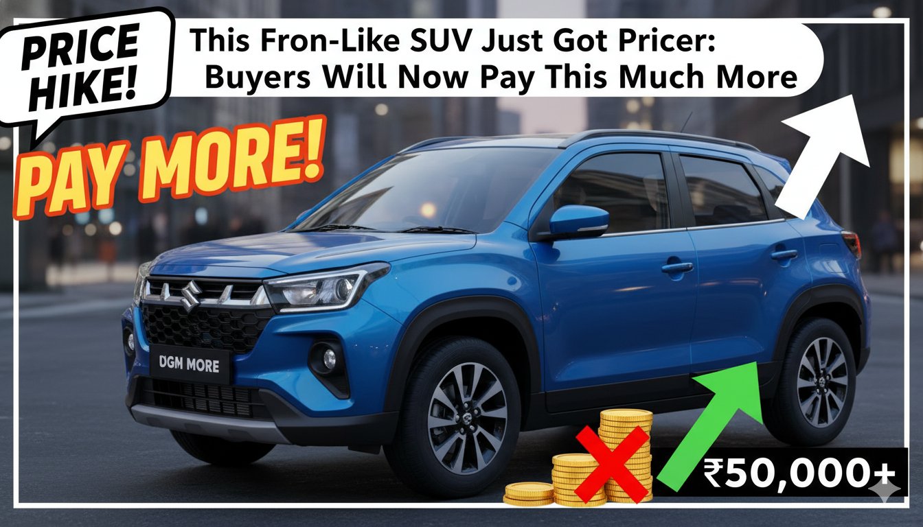 Toyota Urban Cruiser Taisor SUV in red color front view