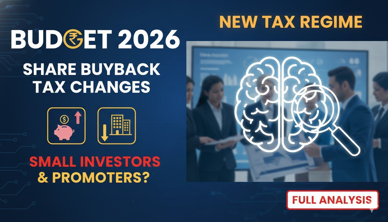 बजट 2026 में शेयर बायबैक टैक्सेशन पर चर्चा करती वित्त मंत्री निर्मला सीतारमण की तस्वीर