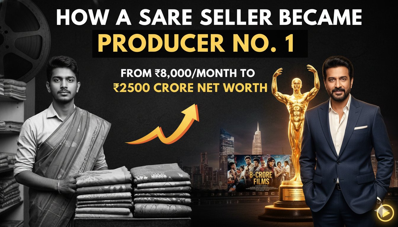 वासु भगनानी की सफलता की तस्वीर, साड़ी बेचने से प्रोड्यूसर बनने तक।